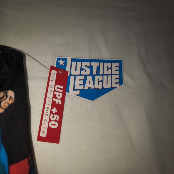 NEW Justice League Superman, Batman, Green Lantern boys swim trunks Size 7 - Picture 4 of 5